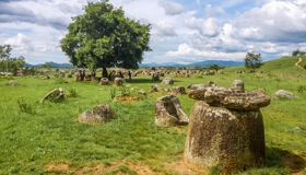 Plain of Jars in Xieng Khouang, Laos